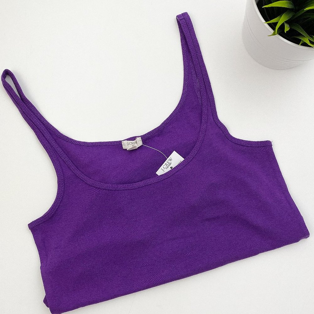 J.Crew purple layering tank top camisole NEW